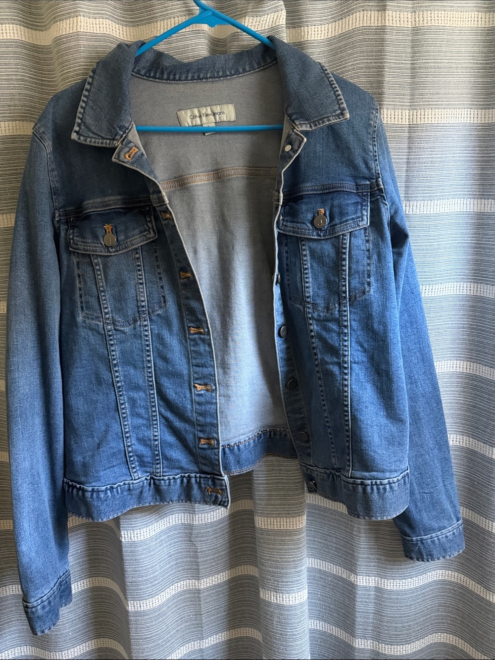 Calvin Klein Blue Denim Trucker Jacket